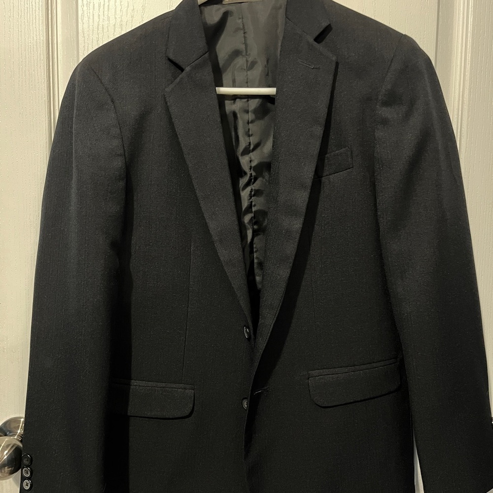 Dockers Black Slim-Fit Sport Coat with Notched Lapels